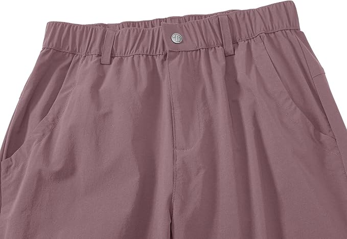 YSENTO Women's Hiking Pants Lightweight Stretch Quick Drying UPF 50 Camping Travel Work Cargo Pants 6 Pockets