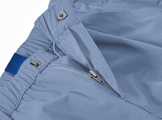 YSENTO Women's Hiking Pants Lightweight Stretch Quick Drying UPF 50 Camping Travel Work Cargo Pants 6 Pockets