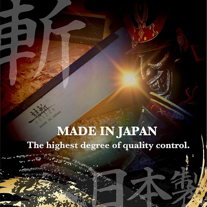 SUIZAN Dozuki Dovetail Saw 9.5" Crosscut - Professional Japanese Pullsaw Handsaw Woodworking Tools
