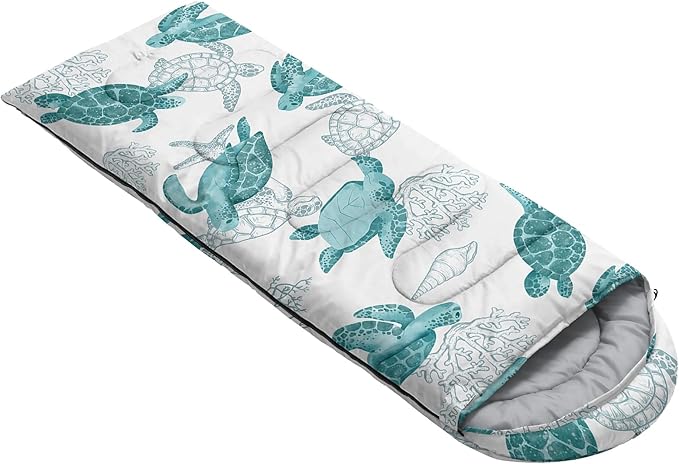 QOOMO Camping Sleeping Bags,3 Season Warm & Cool Weather,Lightweight,Waterproof Sleeping Bags for Adults & Kids,Traveling,and Outdoors,Camping Gear Equipment