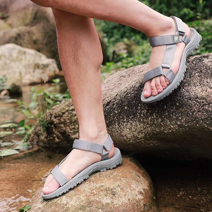 CAMEL CROWN Hiking Sport Sandals for Men Anti-skidding Water Sandals Comfortable Athletic Sandals for Outdoor Wading Beach
