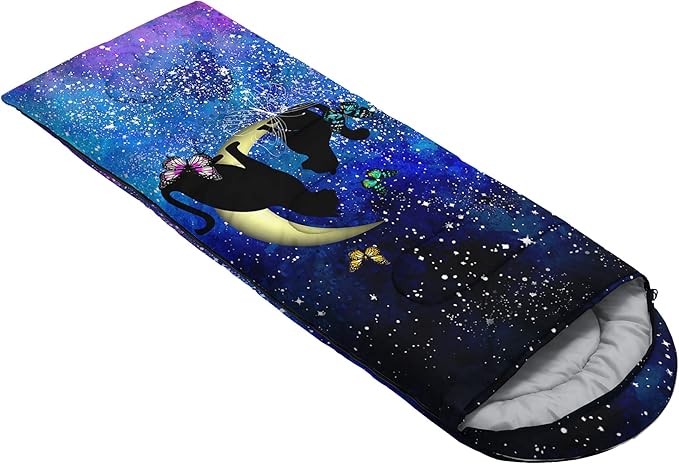 Axolotl Unicorn Sleeping Bag for Kids Boys Girls–Lightweight Warm Cold Weather Sleeping Bags,Waterproof Portable Sleeping Bag with Compression Sack for Camping Backpacking Outdoor Indoor