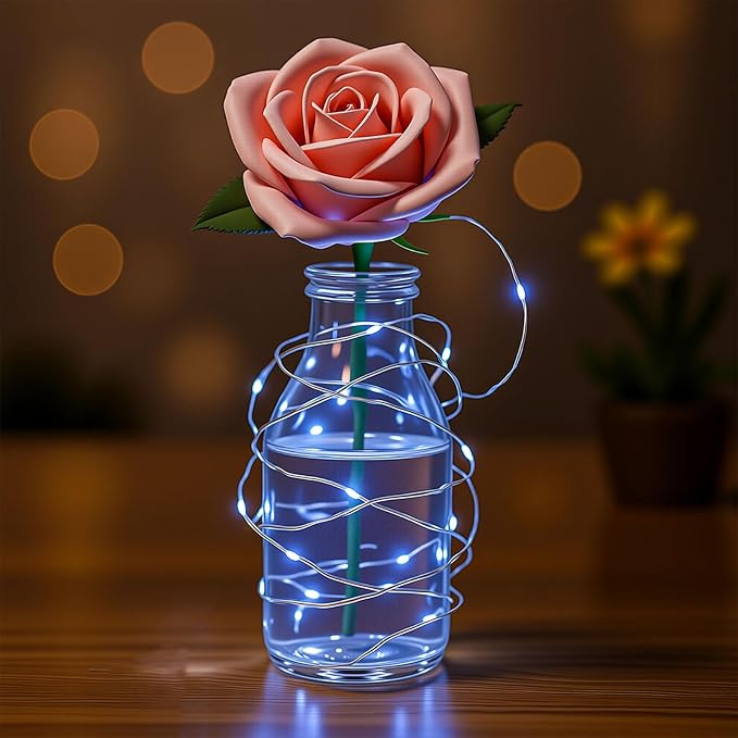 Macarrie 3 Pcs Fairy Lights USB Powered 16 ft 50 LED Lights Plug in for Xmas Indoor Outdoor Party Wedding Home Festival Tree Garden Decoration (White)