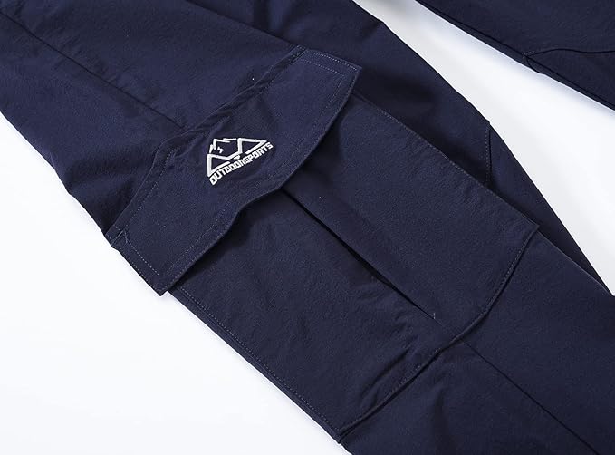 YSENTO Women's Hiking Pants Lightweight Stretch Quick Drying UPF 50 Camping Travel Work Cargo Pants 6 Pockets