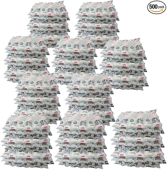 Shipping Ice Packs Dry Ice for Shipping Frozen Food, Shipping Cold Packs Reusable Ice Pack Sheets for Coolers 13" x 7"/Sheet - Shipping Ice Packs for Food Long Lasting Flexible Ice Blanket 500 Sheets