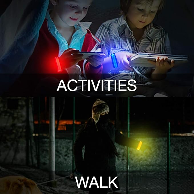 8 PCS LED Glow Bracelets, Light Up Bracelets for Kids Adults - Halloween Glow in The Dark Party Bracelets Favors Supplies for Christmas, Concerts, Festivals, Game Prizes, Sports, Rave Accessories.