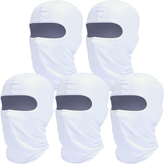 Balaclava Ski Mask, 5 Pack Neck Gaiter Motorcycle Scarf Summer Cooling UV Protector Men/Women