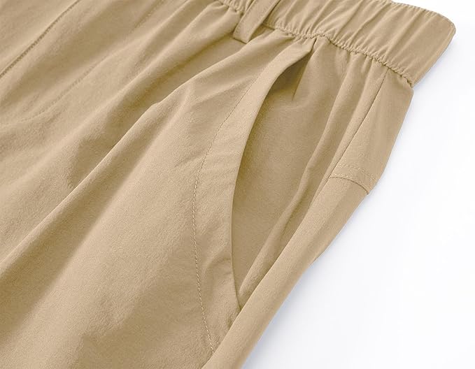 YSENTO Women's Hiking Pants Lightweight Stretch Quick Drying UPF 50 Camping Travel Work Cargo Pants 6 Pockets
