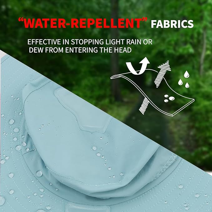 Fishing Hat Sun Protection Hat Mosquito Head Net for Outdoors Bucket Hat with Hidden Net Mesh