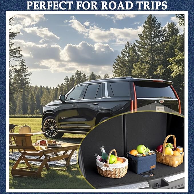 TuErcao Insulated Cooler Bag 6/24 Can Collapsible Leakproof Soft Sided Cooler for Car, Portable Foldable Small Ice Chest for Beach Camping Picnic Travel, 5/15qt Lunch Box for Men Work