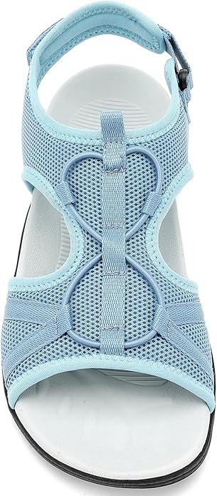 UBFEN Womens Hiking Sandals Comfortable Walking Sandals Summer Sport Breathable Arch Support