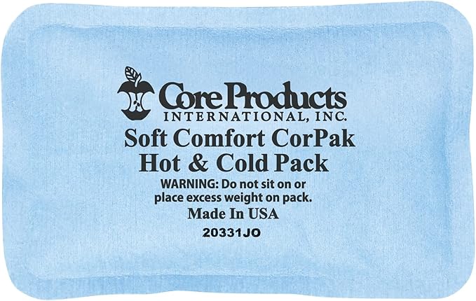 Core Products Soft Comfort CorPak, No Frost Hot and Cold Therapy Pack - 3" x 5", Made in The USA