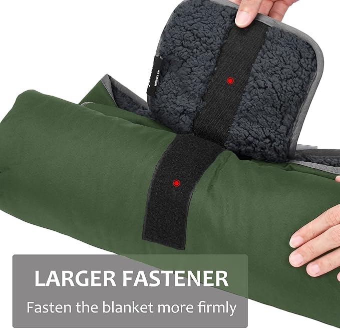 Tirrinia Large Waterproof Outdoor Blanket, Soft Warm Windproof Stadium Blanket with Sherpa Fleece and Foldable for Outdoor Sport, Baseball, Football, Beach, Concerts, Car