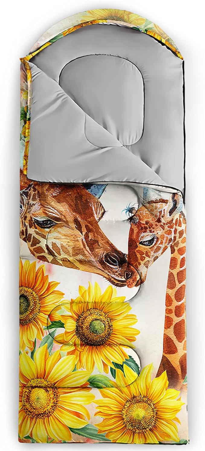 QOOMO Camping Sleeping Bags,3 Season Warm & Cool Weather,Lightweight,Waterproof Sleeping Bags for Adults & Kids,Traveling,and Outdoors,Camping Gear Equipment