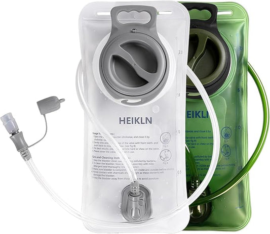 Hydration Bladder 1.5L-2L-3L,Leak Proof Water Reservoir, BPA Free Military Water Storage Bladder Bag Hydration Pack Replacement Easy Clean for Bicycling Hiking Camping Hunting Running