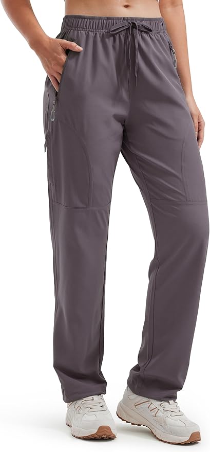 Libin Women's Hiking Pants Lightweight Quick Dry Cargo Pants Casual Safari Work Travel Clothes Petite/Regular/Tall