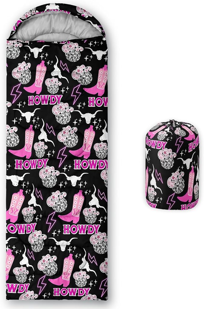 QOOMO Camping Sleeping Bags,3 Season Warm & Cool Weather,Lightweight,Waterproof Sleeping Bags for Adults & Kids,Traveling,and Outdoors,Camping Gear Equipment