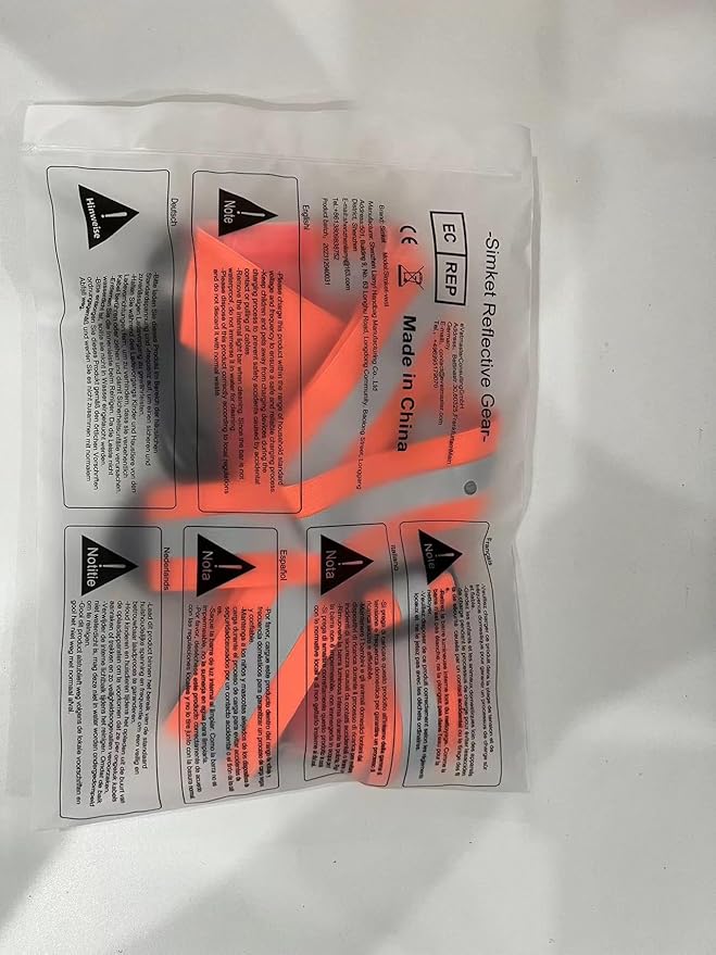 Simket Led Reflective Vest Running Gear, High Visibility Reflective Running Gear Rechargeable Adjustable Led Running Vest, Safety Night Running Gear for Men Women