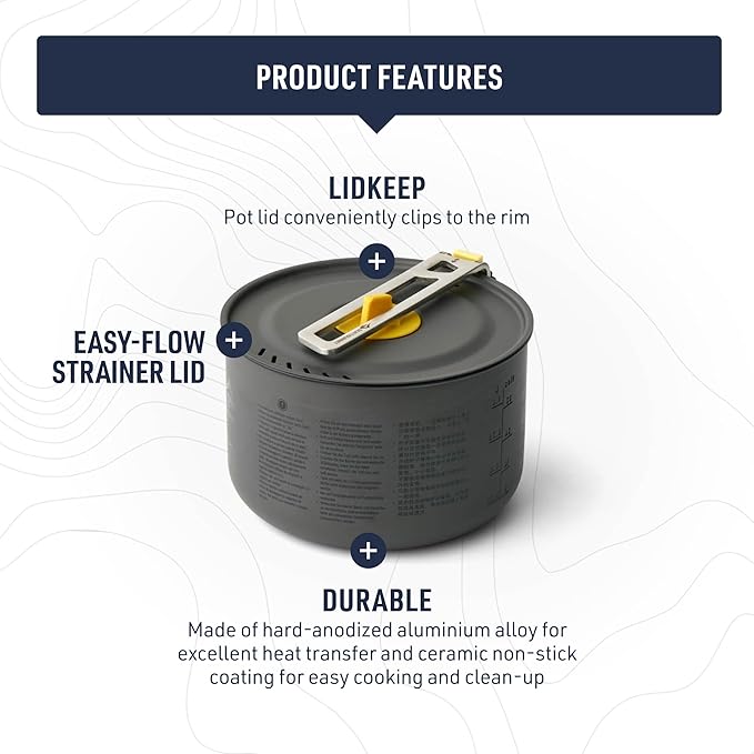 Sea to Summit Frontier Ultralight Camping Cooking Pot