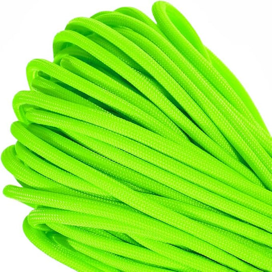 Paracord Planet Genuine Type III 550lb Paracord – Nylon Cord in Solid, Multi, and Reflective Colors – 25+ Colors and Length Options of 10', 25', 50', and 100'