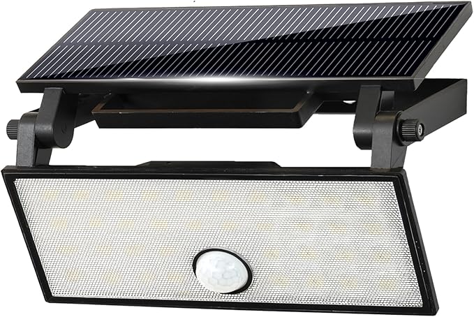 Solar Lights Outdoor 700 Lumens, 6500K Daylight - Handheld & Portable Motion Sensor Security Light with Quick Charge, 360° Rotatable, IP65 Waterproof, 3 Modes for Yard/Garden/Garage/Walking Dog