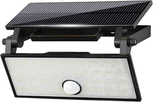 Solar Lights Outdoor 700 Lumens, 6500K Daylight - Handheld & Portable Motion Sensor Security Light with Quick Charge, 360° Rotatable, IP65 Waterproof, 3 Modes for Yard/Garden/Garage/Walking Dog