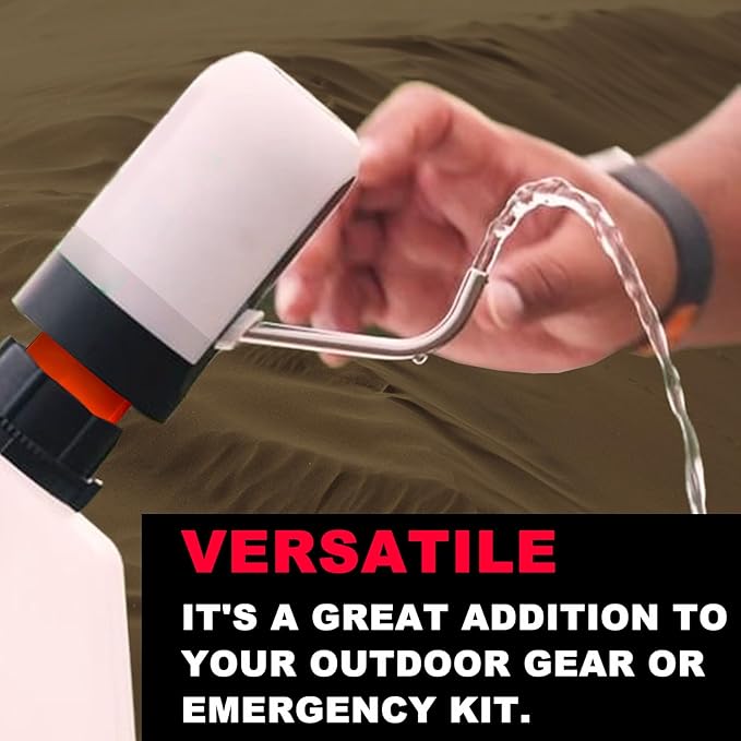 Water Pump Faucet Adapter Kit for Scepter，Camping Water Jug with Spigot for Camping and Emergency Water Jugs for Scepter Brand 10L 20L Jerry Can