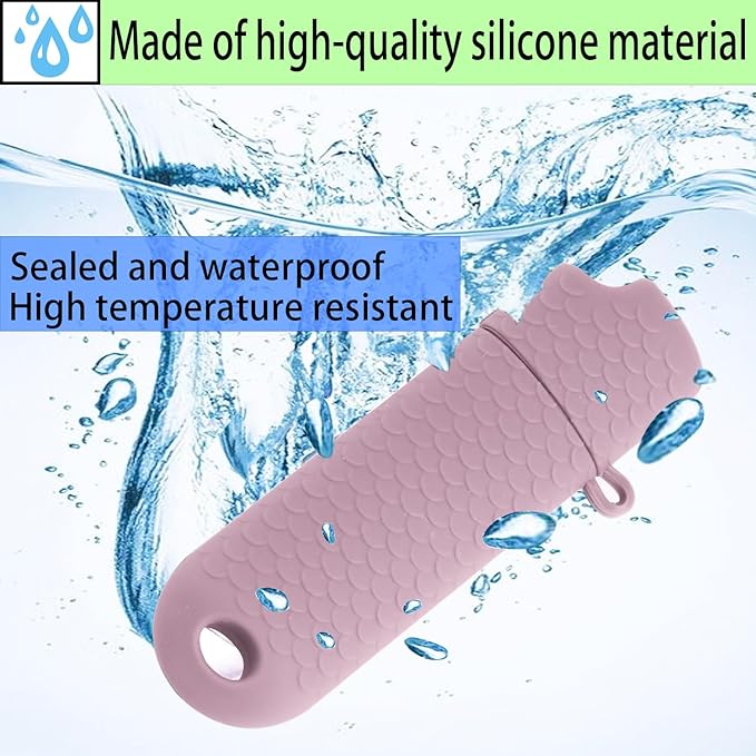 Waterproof Lighter Case Cover Holder for BIC Regular Lighters Sleeve Type J6 Outdoor Survival Multipurpose Seal Lighter Pouchfor Hiking and Camping (Light Purple, 2)