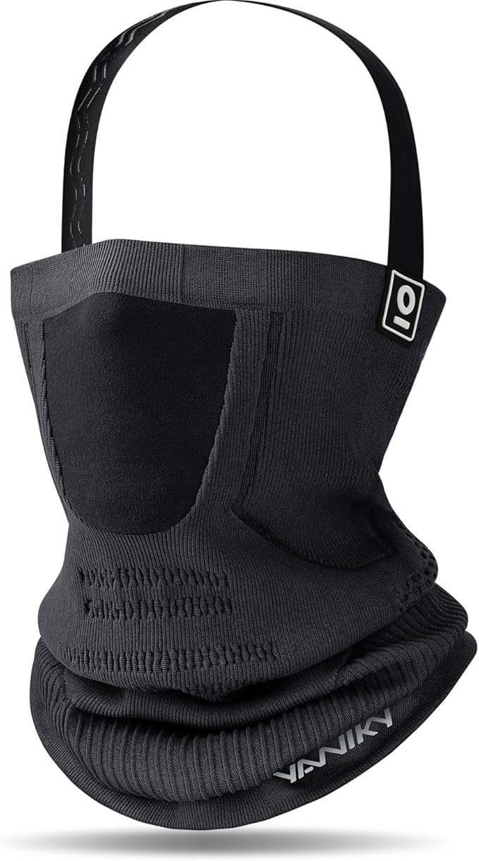 Winter Neck Warmer Gaiter Ski Face Mask, Breathable Fleece Balaclava Windproof Cold Weather Scarf