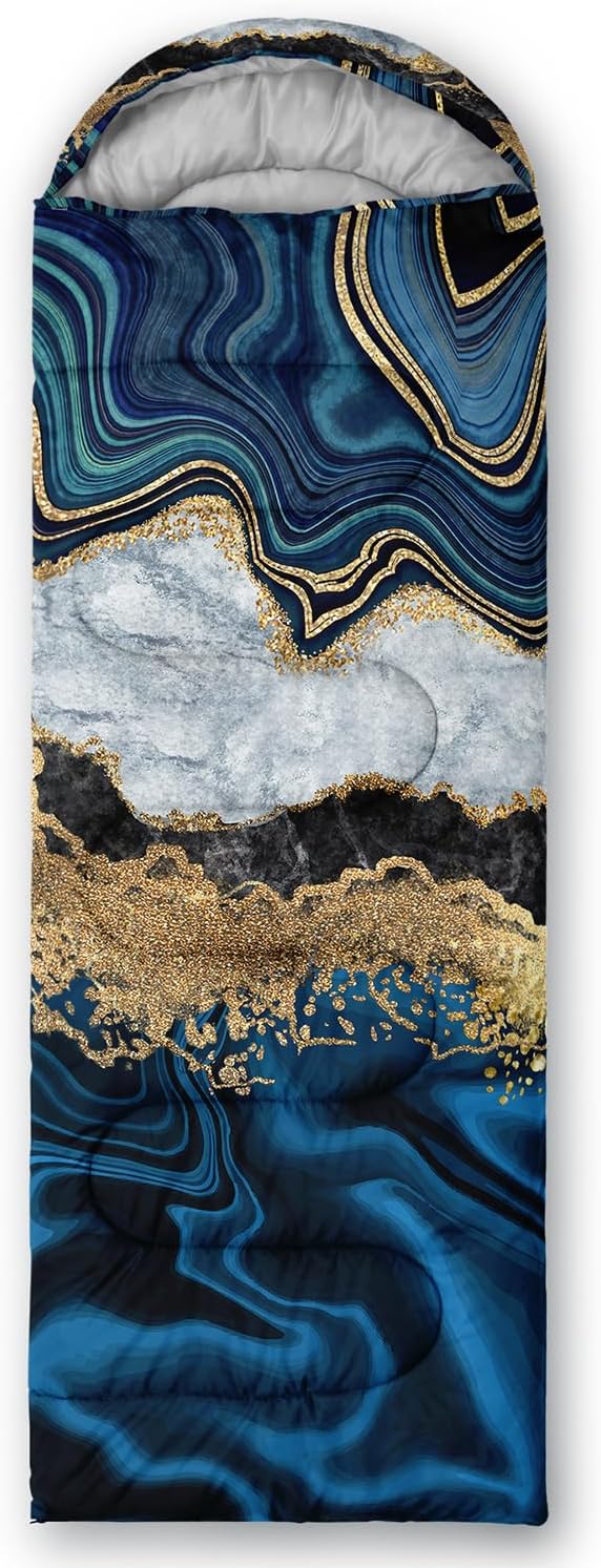 Sleeping Bags for Adults and Kids Backpacking Camping Sleeping Bags for Girls and Boys Lightweight Waterproof Cold/Warm 3-Season