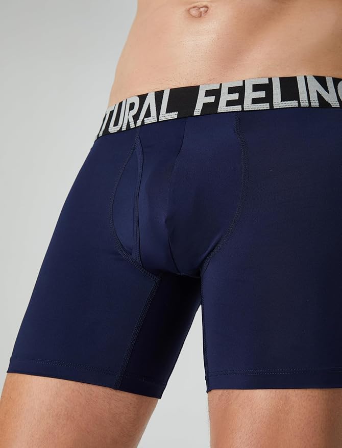 Natural Feelings Mens Underwear Coolzone Boxer Briefs for Men Pack Stretch Performance Quick Dry Sports Underwear