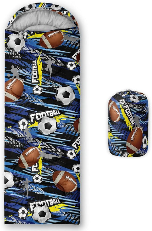 Sleeping Bags for Adults and Kids Backpacking Camping Sleeping Bags for Girls and Boys Lightweight Waterproof Cold/Warm 3-Season