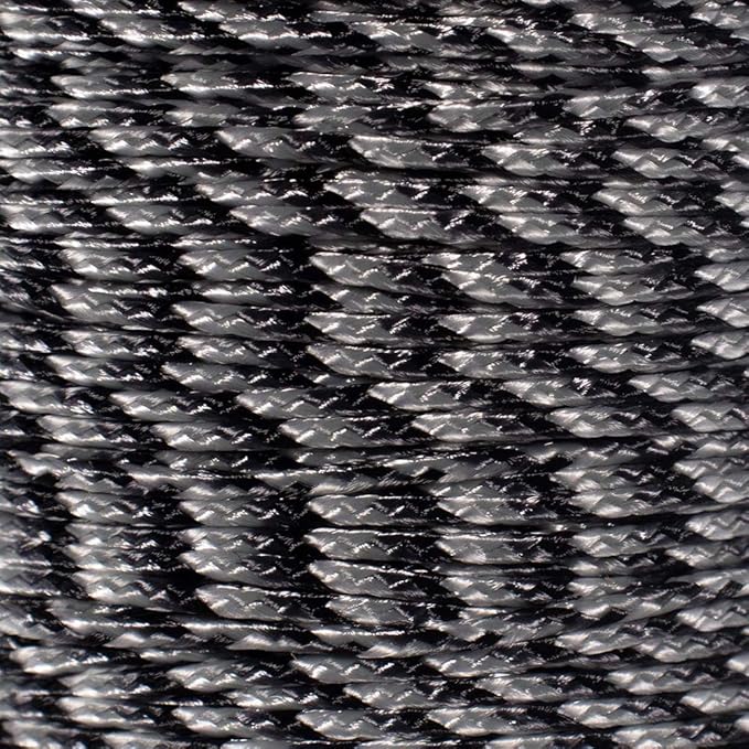 Paracord Planet Micro Paracord – Thin Braided Cord for Crafting, Fishing, and DIY Projects in 125 ft Spools – Urban Camo