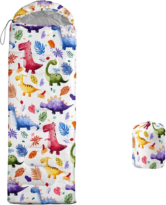 Sleeping Bags for Adults Kids,Backpacking Camping Sleeping Bag for Girls Boys Lightweight Waterproof Cold/Warm Weather Sleeping Bag for All Season