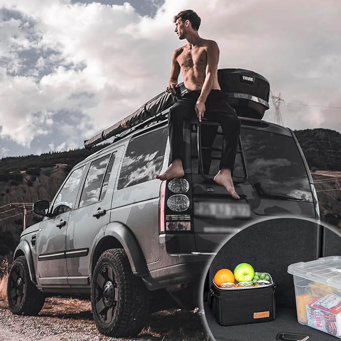 TuErcao Insulated Cooler Bag 6/24 Can Collapsible Leakproof Soft Sided Cooler for Car, Portable Foldable Small Ice Chest for Beach Camping Picnic Travel, 5/15qt Lunch Box for Men Work