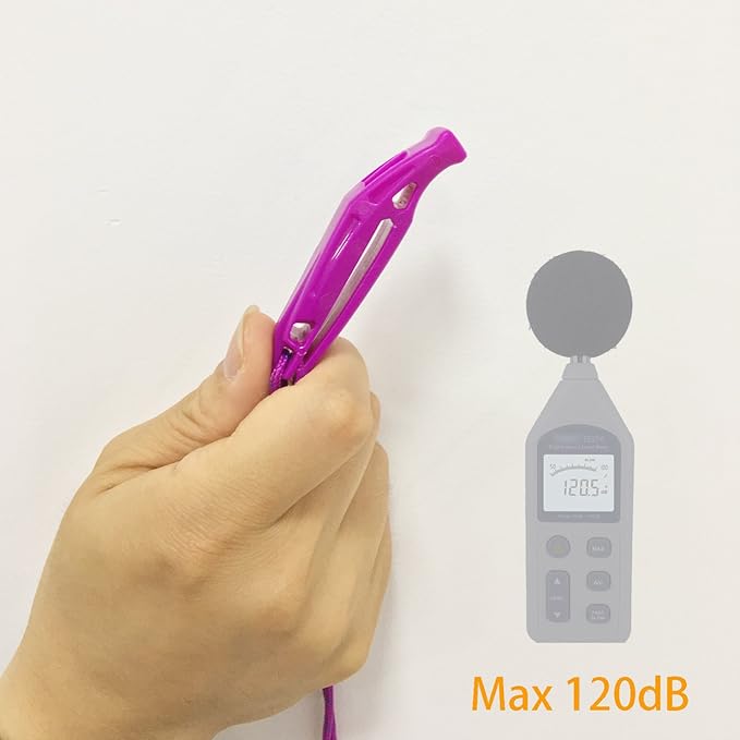 HEIMDALL Emergency Whistle with Lanyard for Safety Boating Camping Hiking Hunting Survival Rescue Signaling