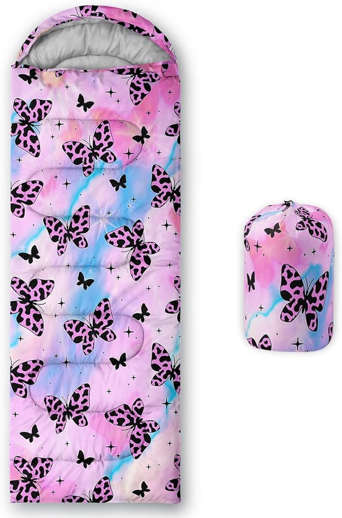 Sea Turtle Sleeping Bag for Kids Boys Girls,Ocean Themed Camping Gear,Waterproof Compact Sleeping Bag for Camping Backpacking Outdoor Hiking.