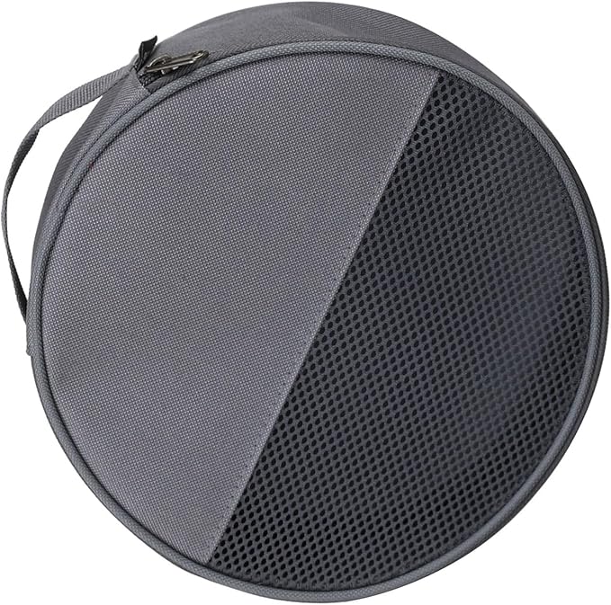 Round Plate Carriers Bag with Zippers and Handle for Outdoor Camping Tableware Storage Dish Organizers Picnics Plate Bag