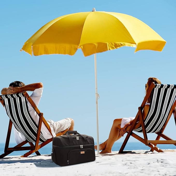 Lifewit Large Cooler Bag Insulated Lunch Bag Lightweight Portable Cool Bag Double Layer for Picnic, Beach, Work, Trip