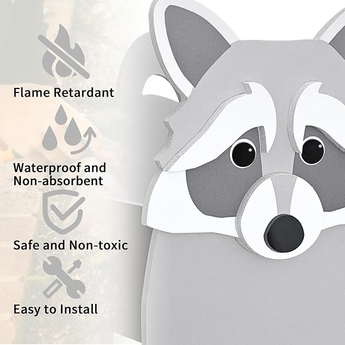 Raccoon Planter, Pet Shape Garden Pots Plant Pots for Indoor/Outdoor Gardens Decoration, Cute, Surprise Gifts/Souvenirs for Pet Lovers