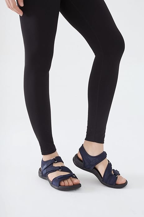 UBFEN Womens Hiking Comfortable Sport Walking Sandals Outdoor Athletic Water Sandals with Three Adjustable Straps