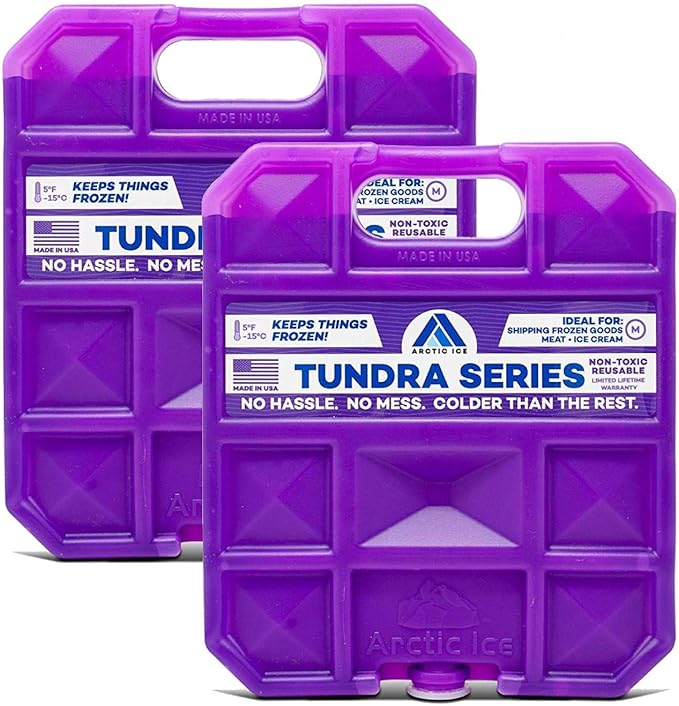 Arctic Ice Tundra Series Long Lasting Reusable Ice Pack - 5° Fahrenheit Cooling Point - Designed to Maintain Freezer-Like Temperatures in Coolers