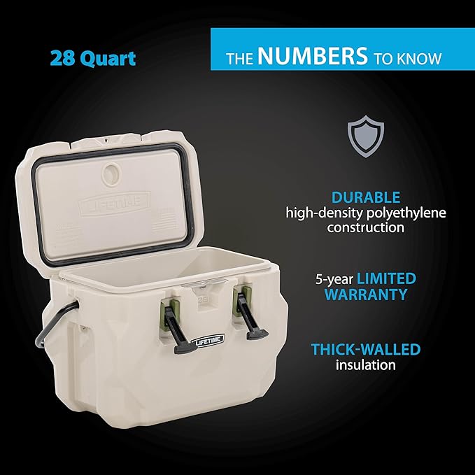 Lifetime Hard Cooler, High Performance Ice Chest