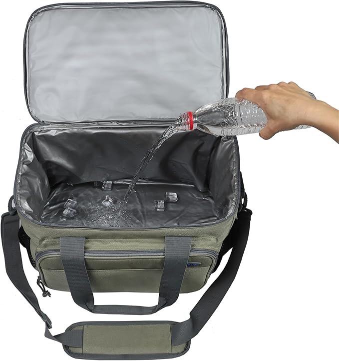 Large Cooler Bag 40-Can Capacity - Portable Soft Cooler Bags Insulated for Travel, Leakproof Collapsible Coolers for Picnic, Beach, Camping & Road Trips, Food & Drinks Travel Cooler Bag