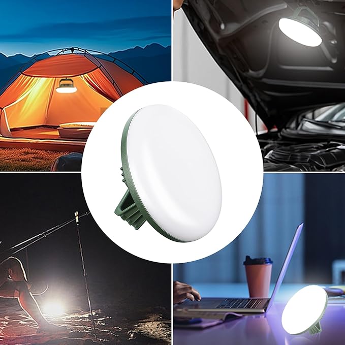 VAVOFO 42W 4000LM LED Camping Lantern Rechargeable, 10,000mAh Power Bank, 3 Lighting Modes, IP65 Waterproof Flashlight , Portable Tent Light with Magnetic Base for Emergencies & Holiday Fun