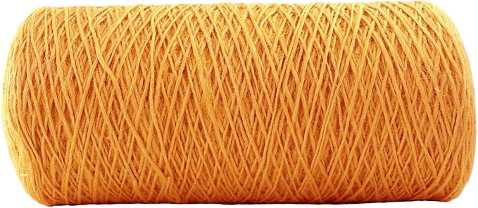 1mm x 1000 Feet Orange Jute Rope, Twine for Gardening Tomato Climbing Plant Tie Floristry Crafts Gift Wrapping Packing Decor