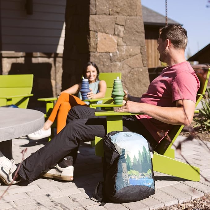 HYDAWAY 25oz Collapsible Water Bottle - BPA-Free, Leakproof, Lightweight, and Space-Saving - Perfect for Hiking, Travel, and All-Day Hydration