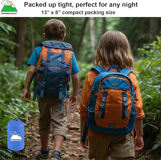 Mummy Style 32 – 59F Kids Sleeping Bag with Pillow Sleeve, Full Scale Digital Printing Unicorn, Mermaid, Kitty or Puppy, Lightweight, Ideal for Camping, Sleepover, Boys, Girls, Youth and Toddlers