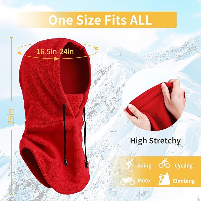 Joyoldelf Ski Mask for Men Women Balaclava Face Mask Full Winter Mask Breathable Sports Mask
