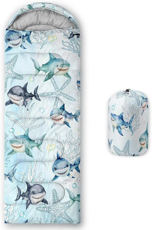 Camping Sleeping Bags Warm & Cool Weather Waterproof Backpacking Sleeping Bag All Seasons Camping, for Adult Kids Boy Girls Camping Gear Equipment, Traveling